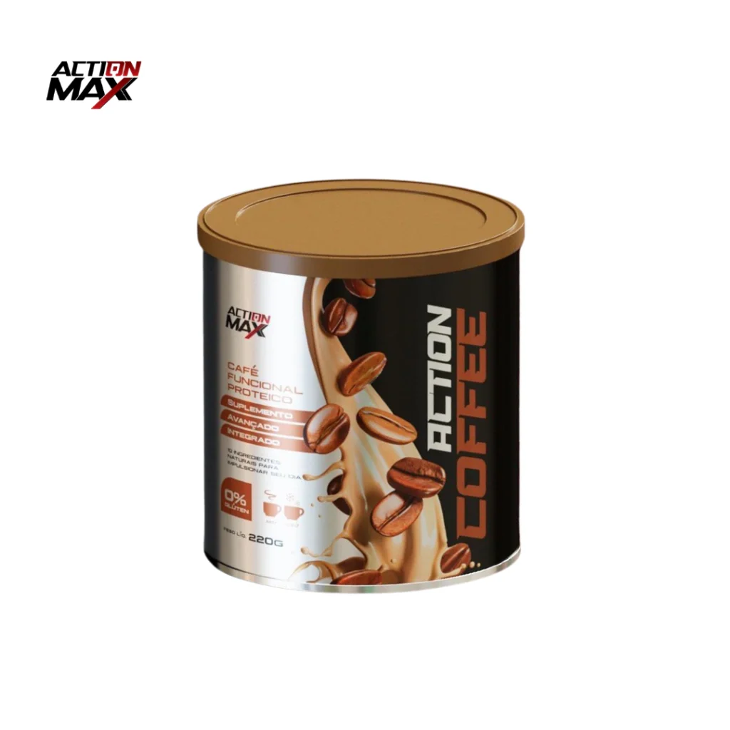 Embalagem do Action Coffee Capuccino 220g