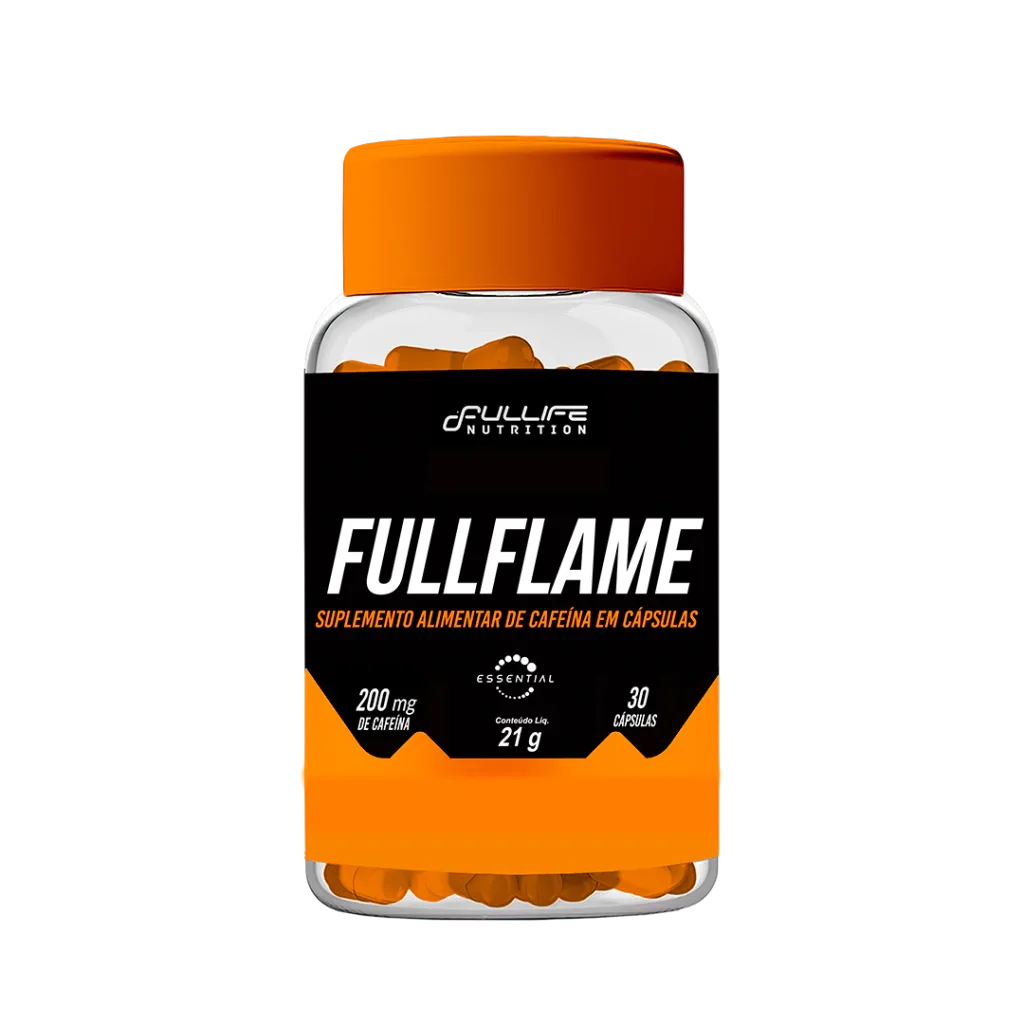 Embalagem do Cafeína FullFlame 200mg 30 caps