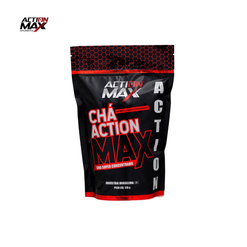 Embalagem do Chá Action Max 120g