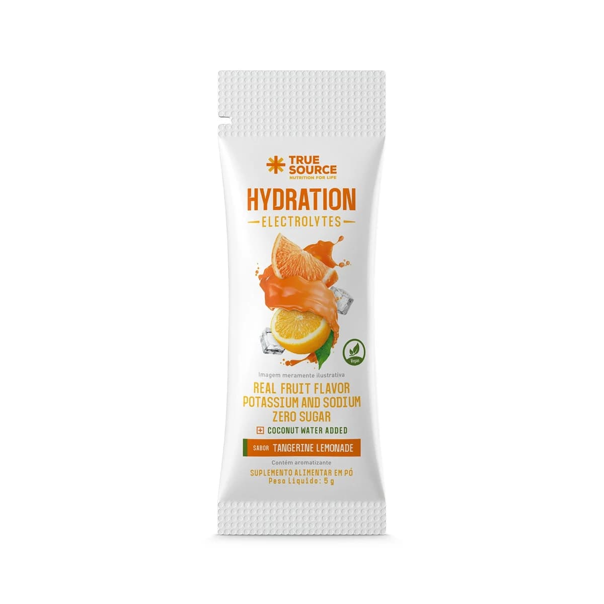 Embalagem do Hydration Electrolytes Tangerina 5g
