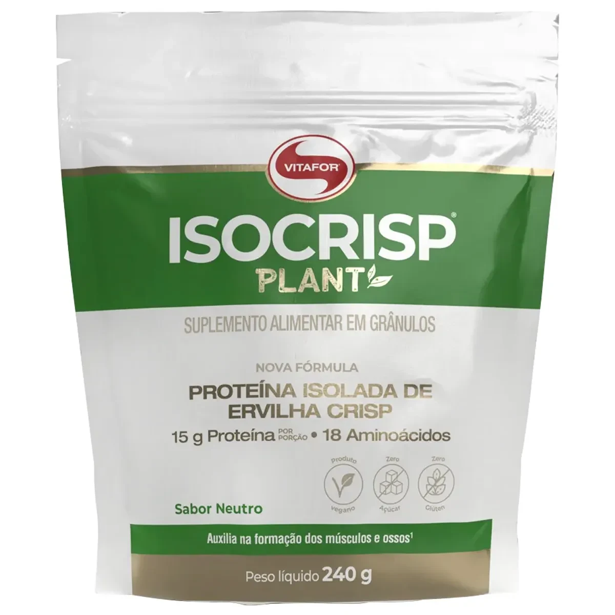 Embalagem do Isocrisp Vegan 240g