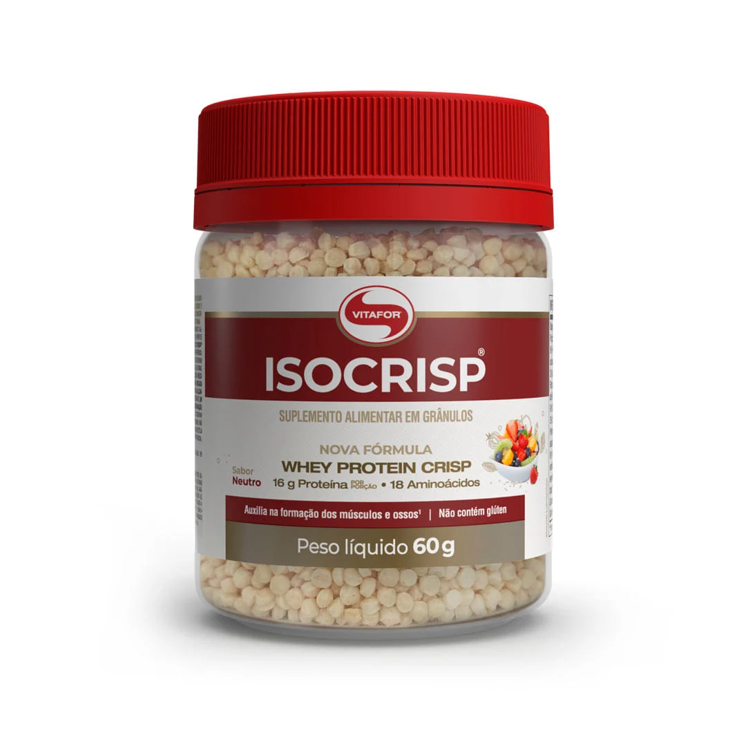 Embalagem do Isocrisp Whey Neutro 60g