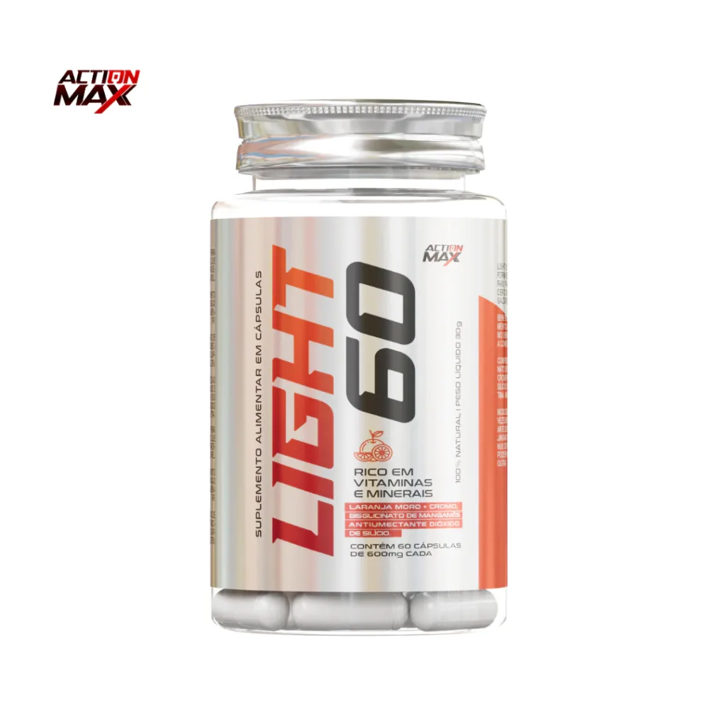 Embalagem do Light 60 Action Max 60 caps