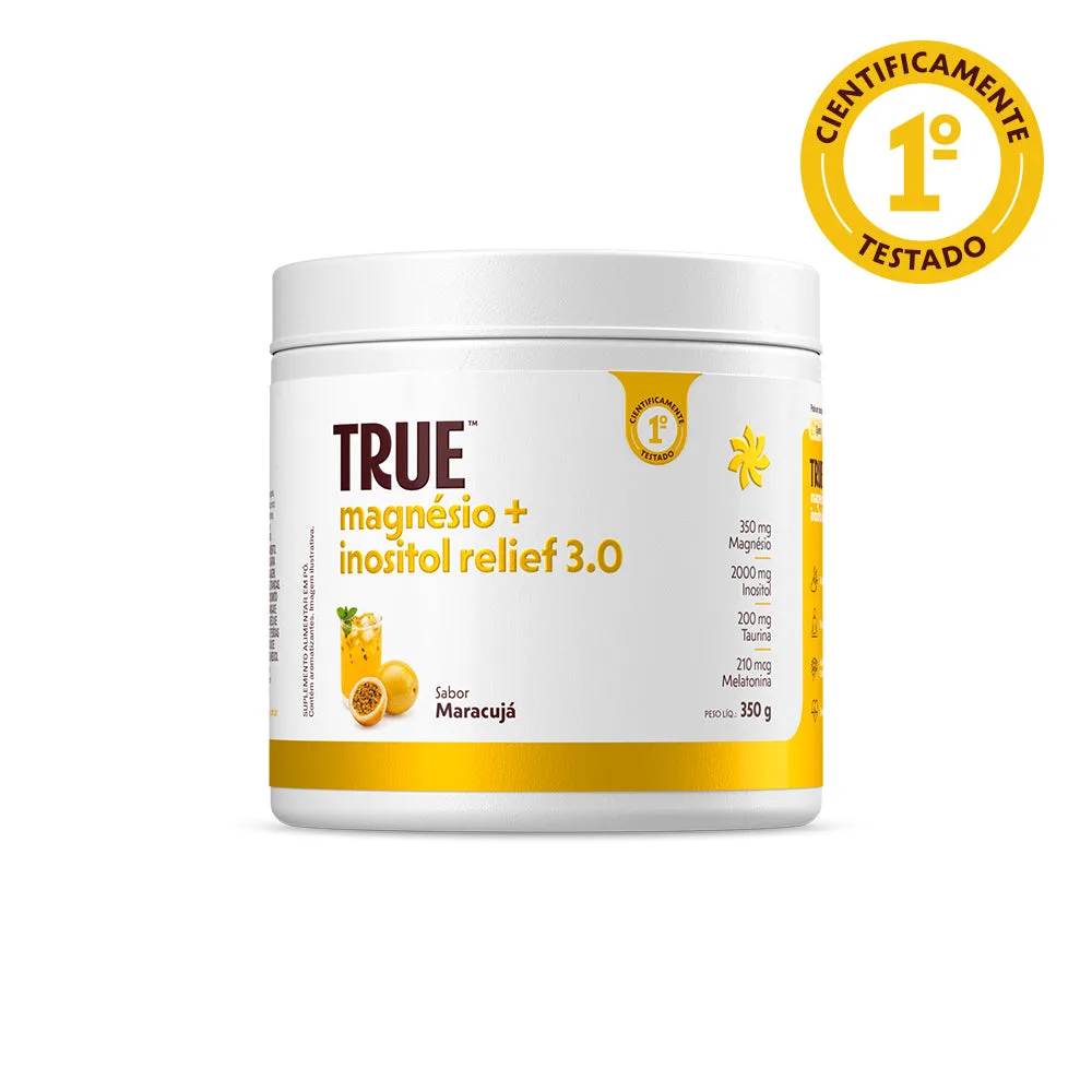 Embalagem do Magnésio + Inositol Relief 3.0 Maracujá 350g