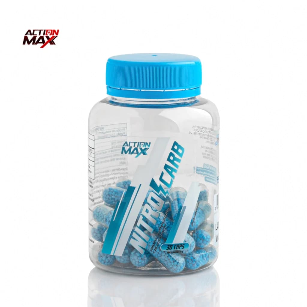 Embalagem do Nitro Carb Action Max 30 Cápsulas