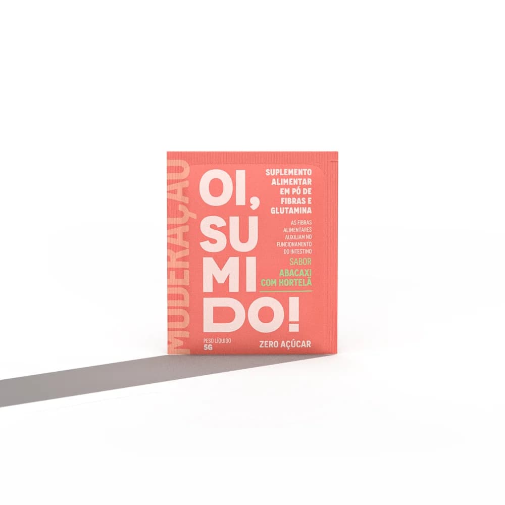 Embalagem do Oi, Sumido! Sachê 5g Abacaxi com Hortelã
