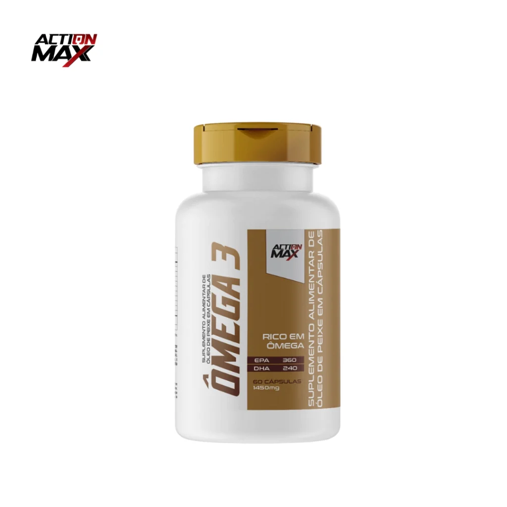 Embalagem do Ômega 3 Action Max 60 Caps