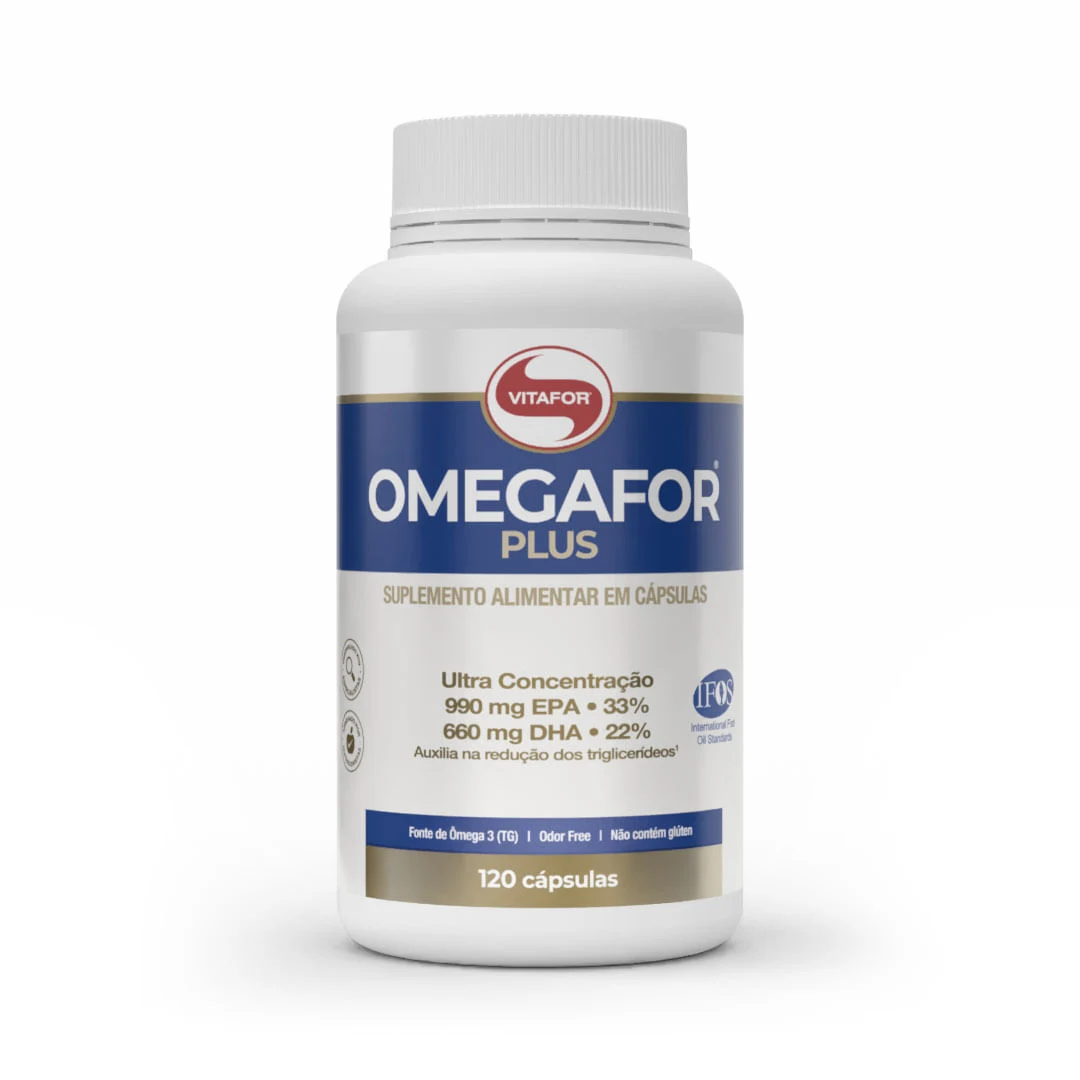 Embalagem do Omegafor Plus 120 caps