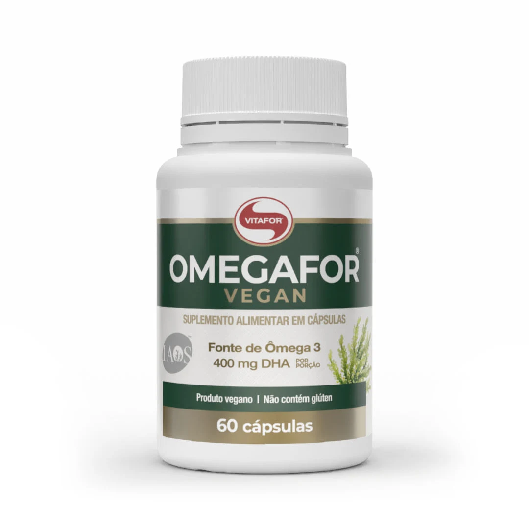 Embalagem do Omegafor Vegan 60 Cápsulas
