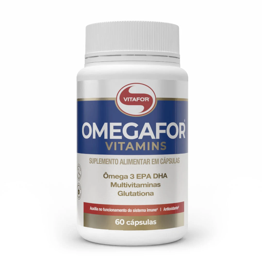 Embalagem do Omegafor Vitamins 60 Cápsulas