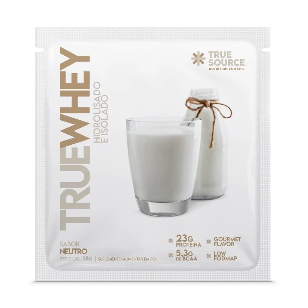 Embalagem do Sachê True Whey Neutro 28g