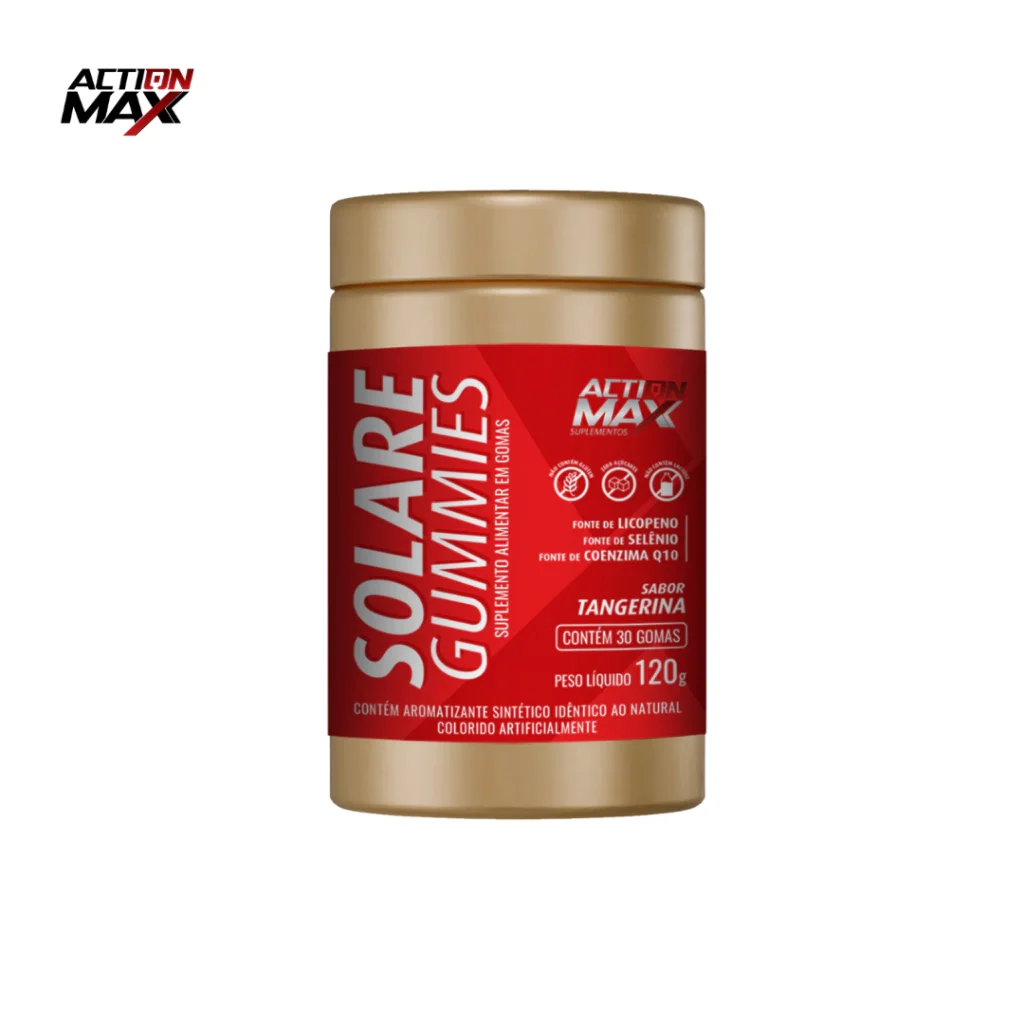 Embalagem do Solare Gummies