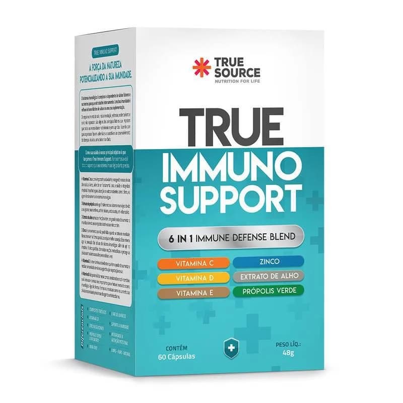 Embalagem do True Immuno Support 60 Cápsulas