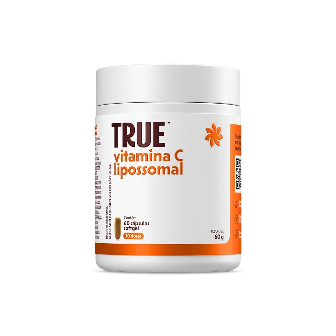 Embalagem do True Vitamina C Lipossomal 60 Cápsulas