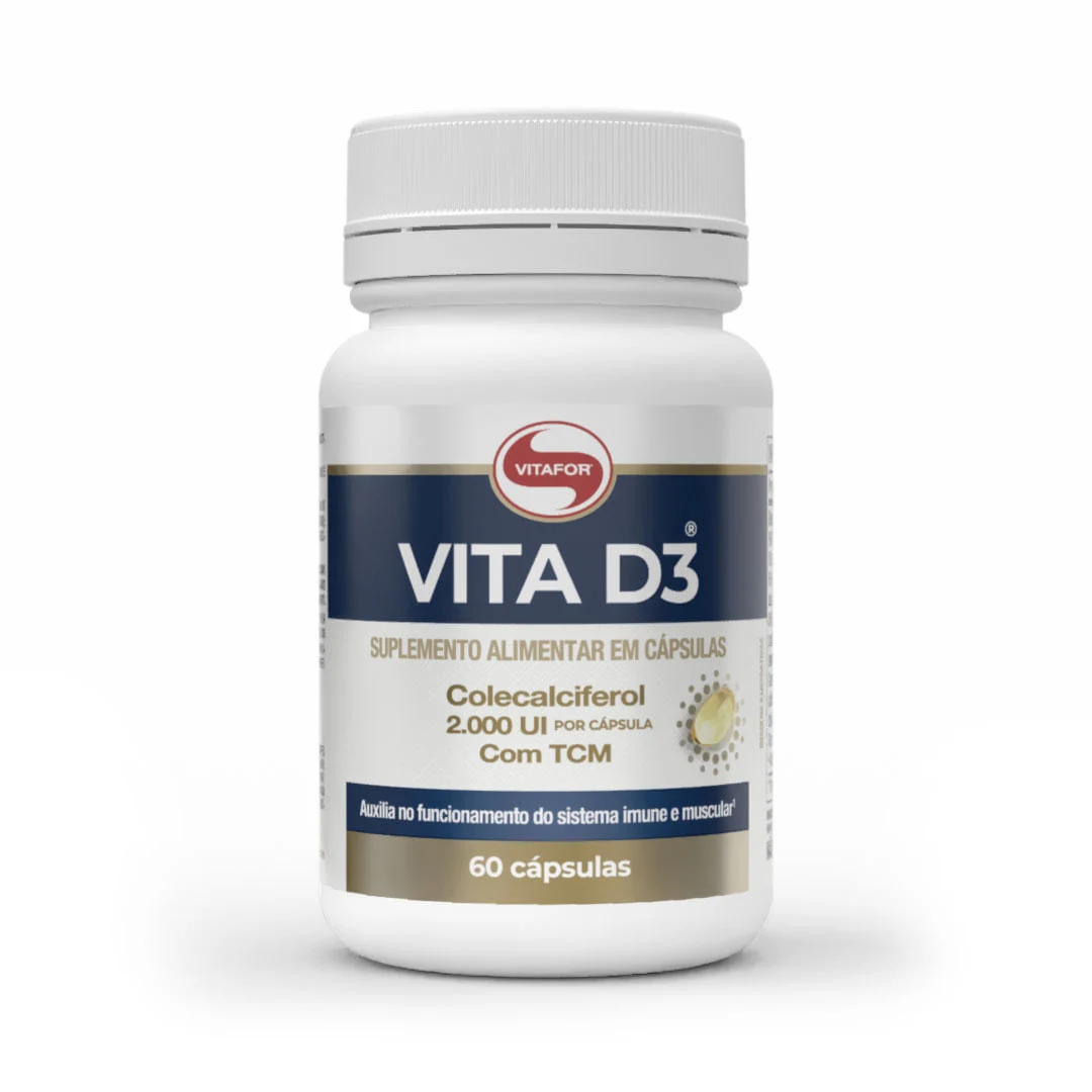 Embalagem do Vita D3 60 Cápsulas