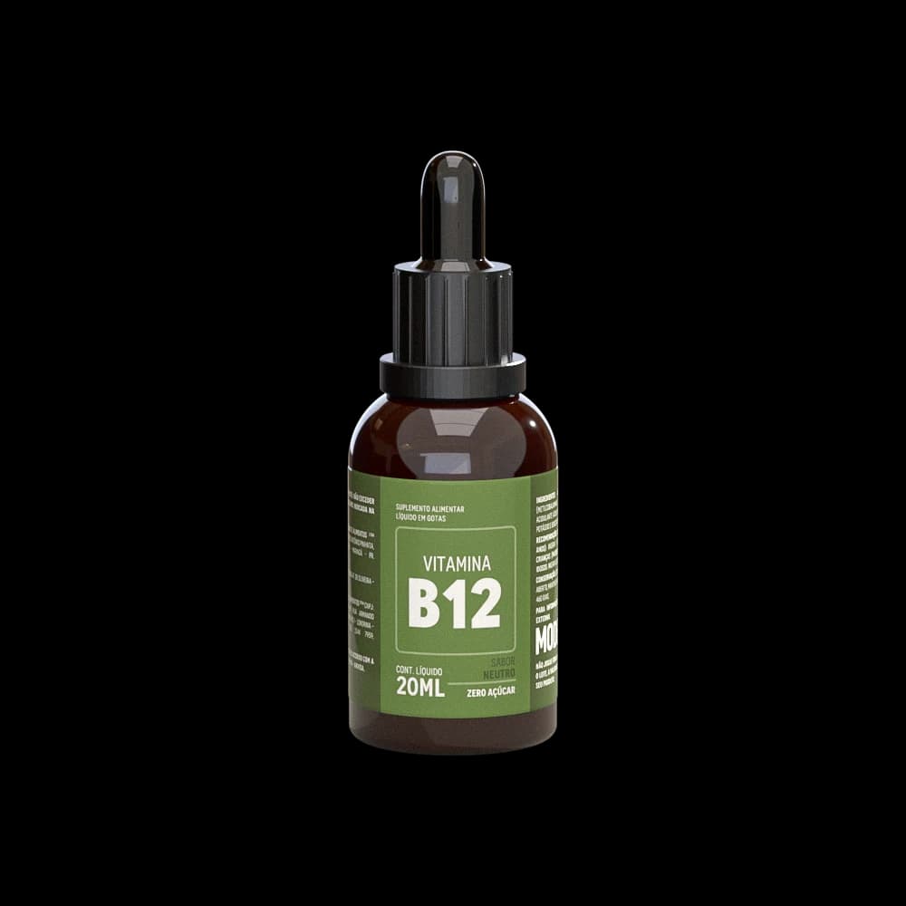 Embalagem do Vitamina B12 em gotas 20ml
