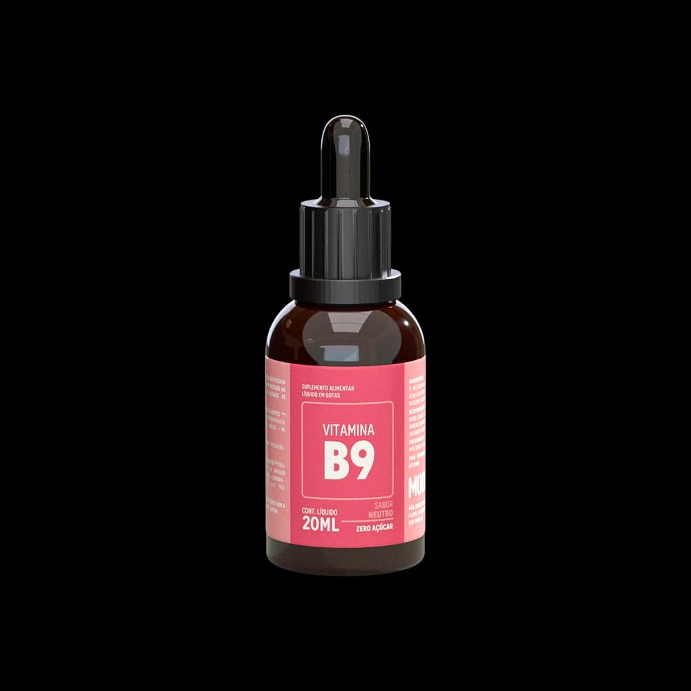 Embalagem do Vitamina B9 em gotas 20ml