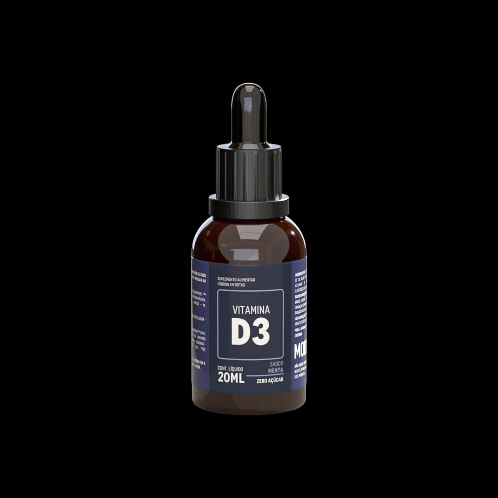 Embalagem do Vitamina D3 em gotas 20ml